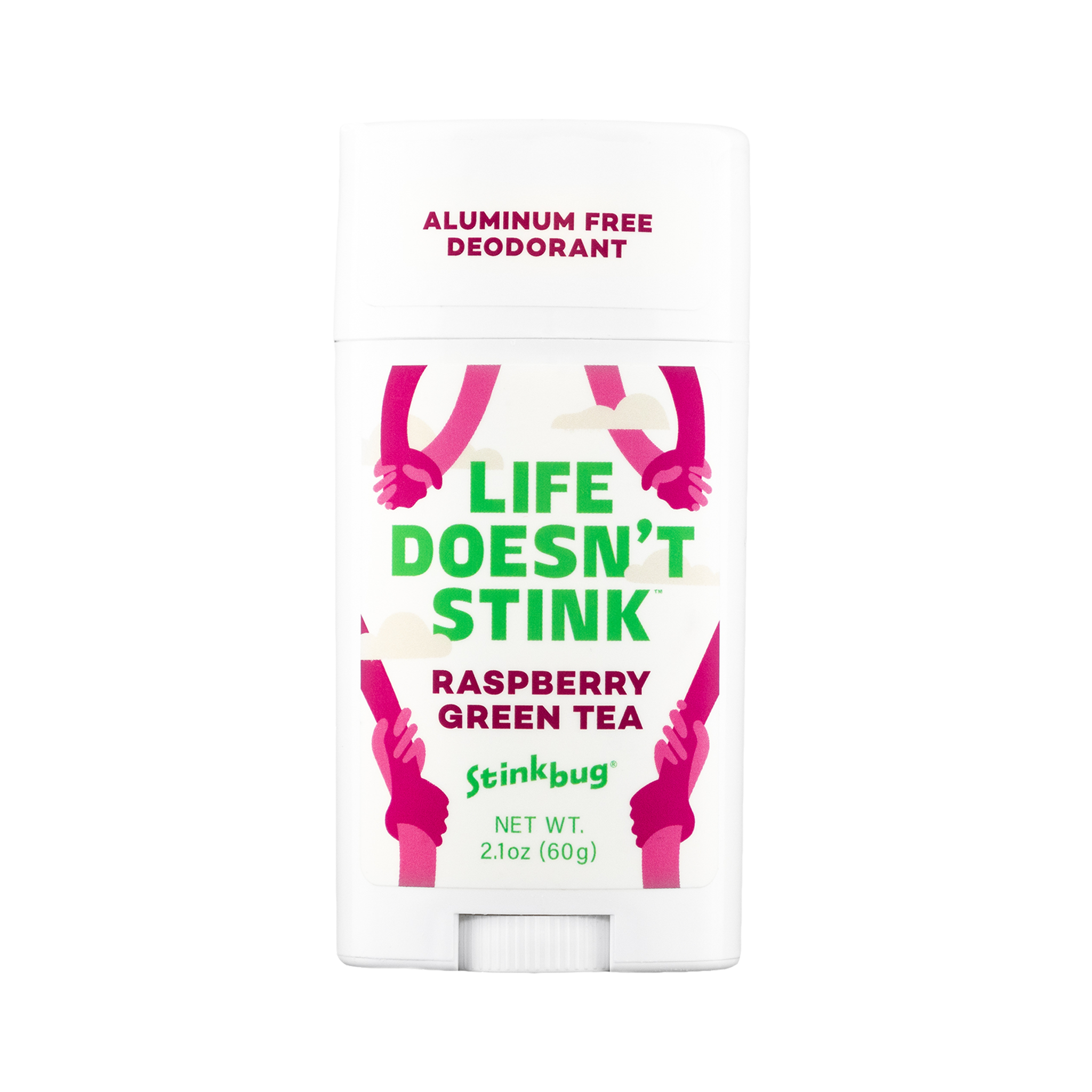 [CBD750mg]カーミング＆モイスチャライジング バームスティック 2個 Raspberry Green Tea Deodorant – Stinkbug Naturals