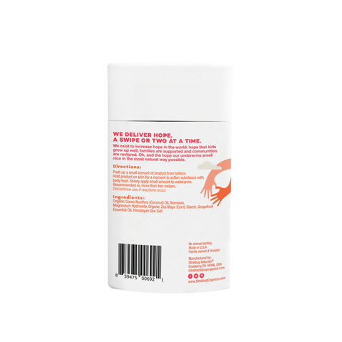 Grapefruit + Himalayan Sea Salt Plastic Free Deodorant