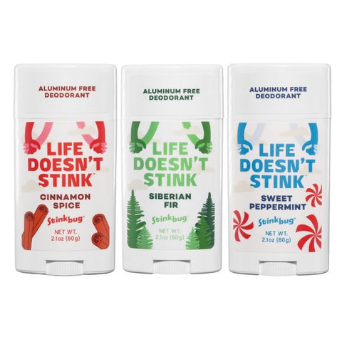 Holiday 3-Pack Organic Deodorant